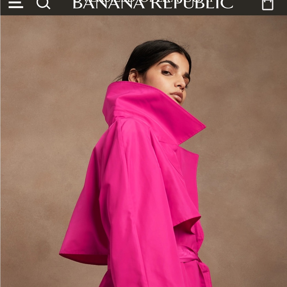 New dress coat in pink. Oversized.